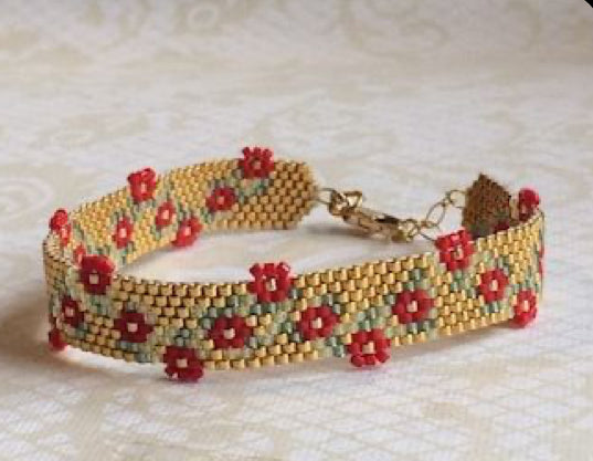 Golden Flower Bracelet