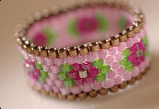 Flirty Light Pink Flower Ring