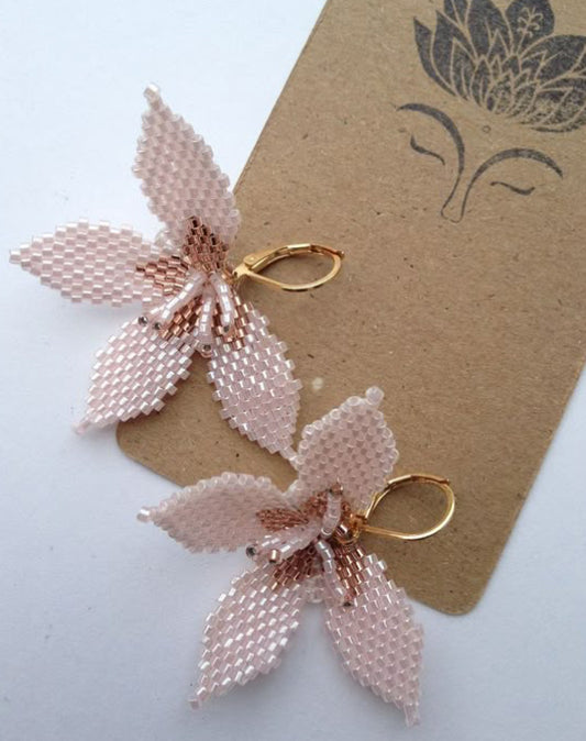 Flirty Orchid Earrings
