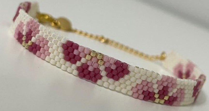 Purple Flower Bracelet