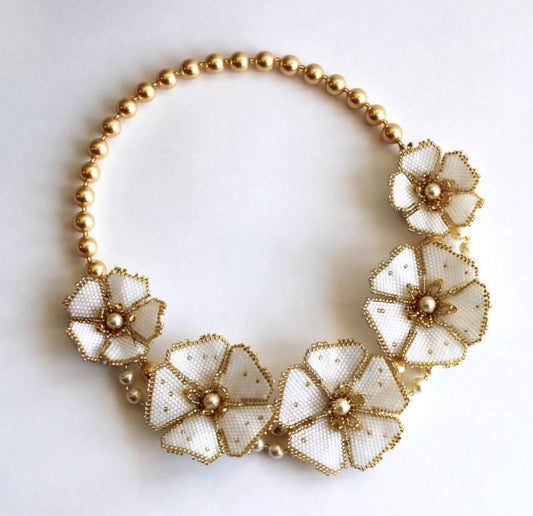 Butterfly Orchid Necklace